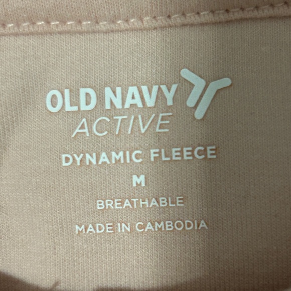 LIKE NEW! Women's Old Navy Active -Blush Crop Hoodie - MEDIIUM - Picture 5 of 5